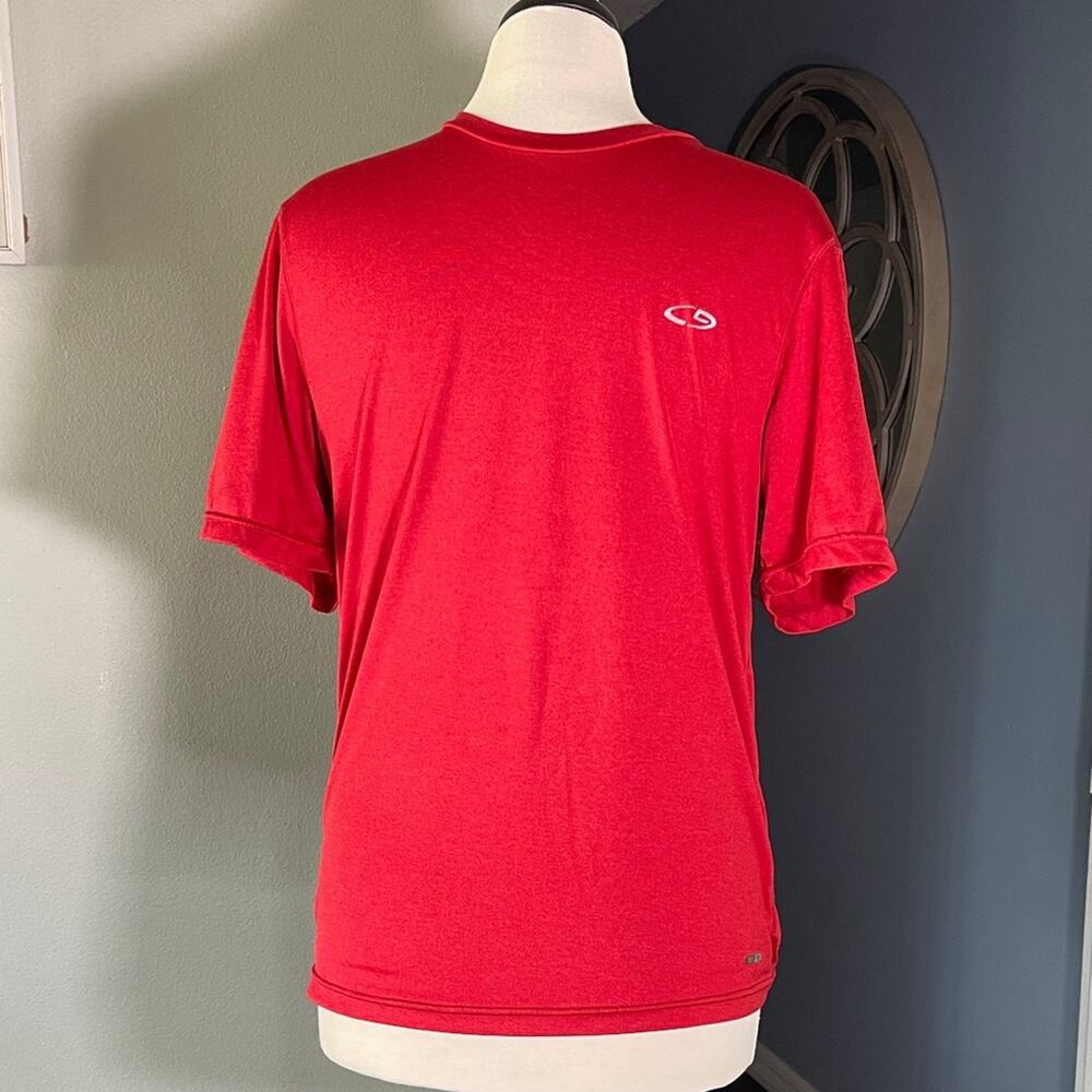Champion Men's Bright Red Short Sleeve Tee